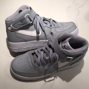 Grey, Nike Air Force 1s